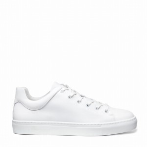 Men Solovair Calf Sneakers White | S6-SNE-WH-WS-040